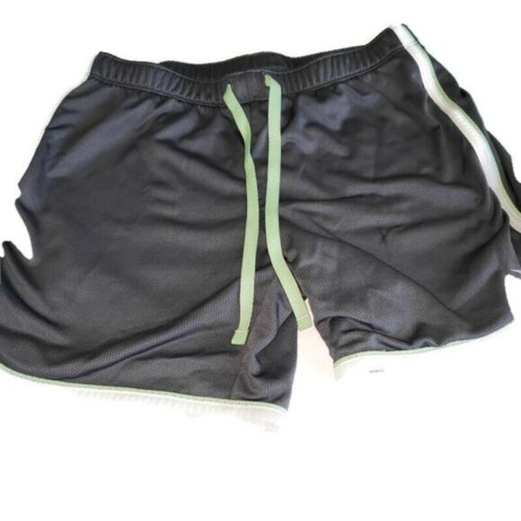 2 FOR $5 SALE Boy's Two Pairs Boys Athletic Shorts Gray And Black Size Large - Picture 7 of 11